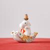 Mengma Doudou Rocking Horse Ceramic Zen Incense Burner - Indoor Sandalwood Backflow Cone Ornament.