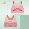 Women Traceless Bra with Chest Pad No Steel Ring Underwear Non-slip Adjustable Wide Strap Back Posture Adjustment Vest Style Bra