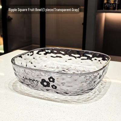 ZISIZ Water Ripple Square Serving Tray
