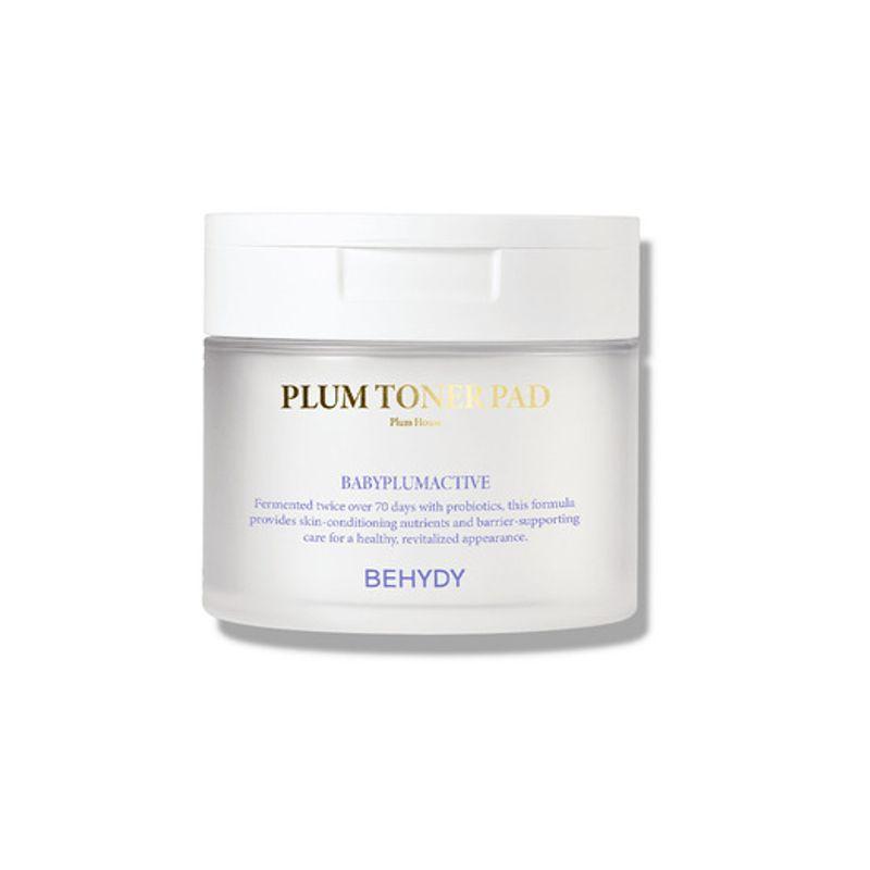Тонизирующие подушечки для пор Bhidi Plum, веганские, для ухода за порами, отшелушивающие, отбеливающие, успокаивающие, 60 листов.