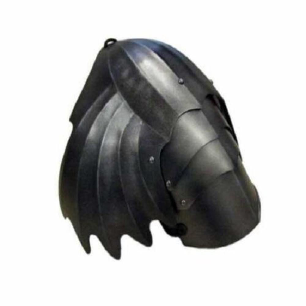 Par voado gótico das ombreiras medievais de aço 18GA de ombro LARP