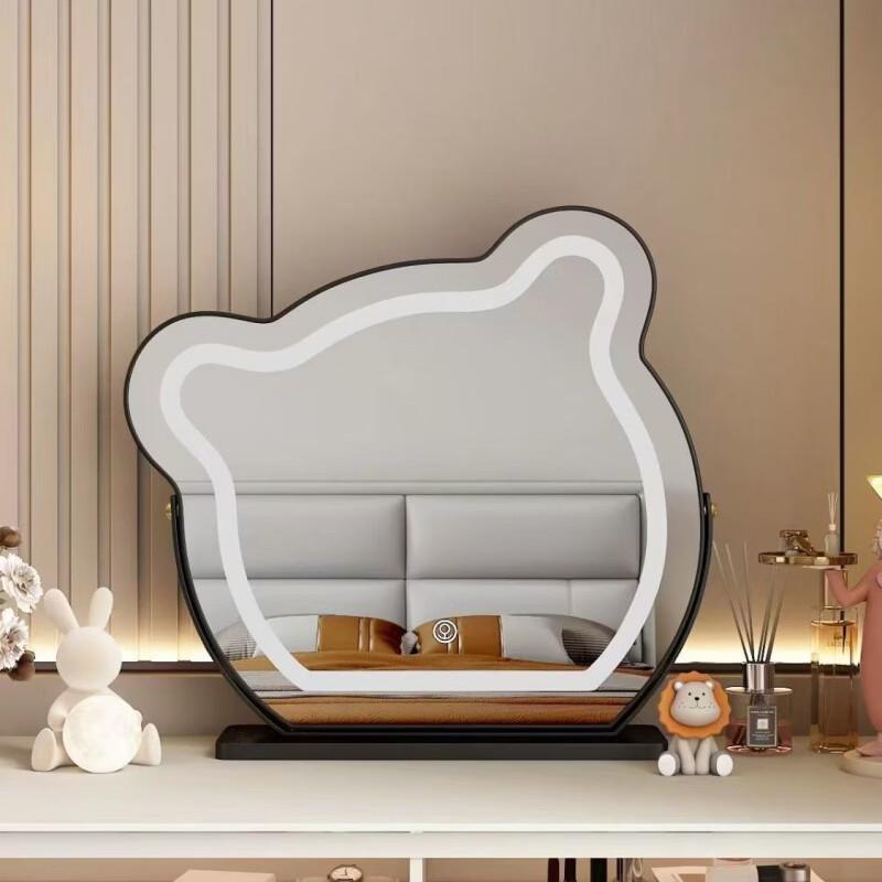 Yicheng Rechargeable Little Bear Desktop Makeup Mirror