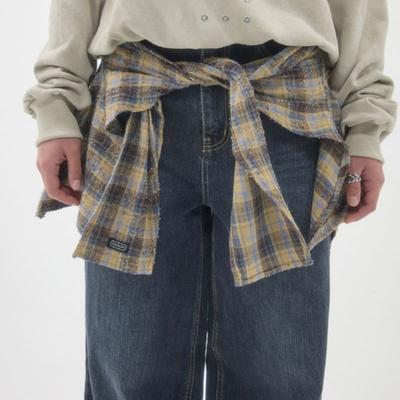 OoH-AHh! CHECK LAYERED BELT (BEIGE)