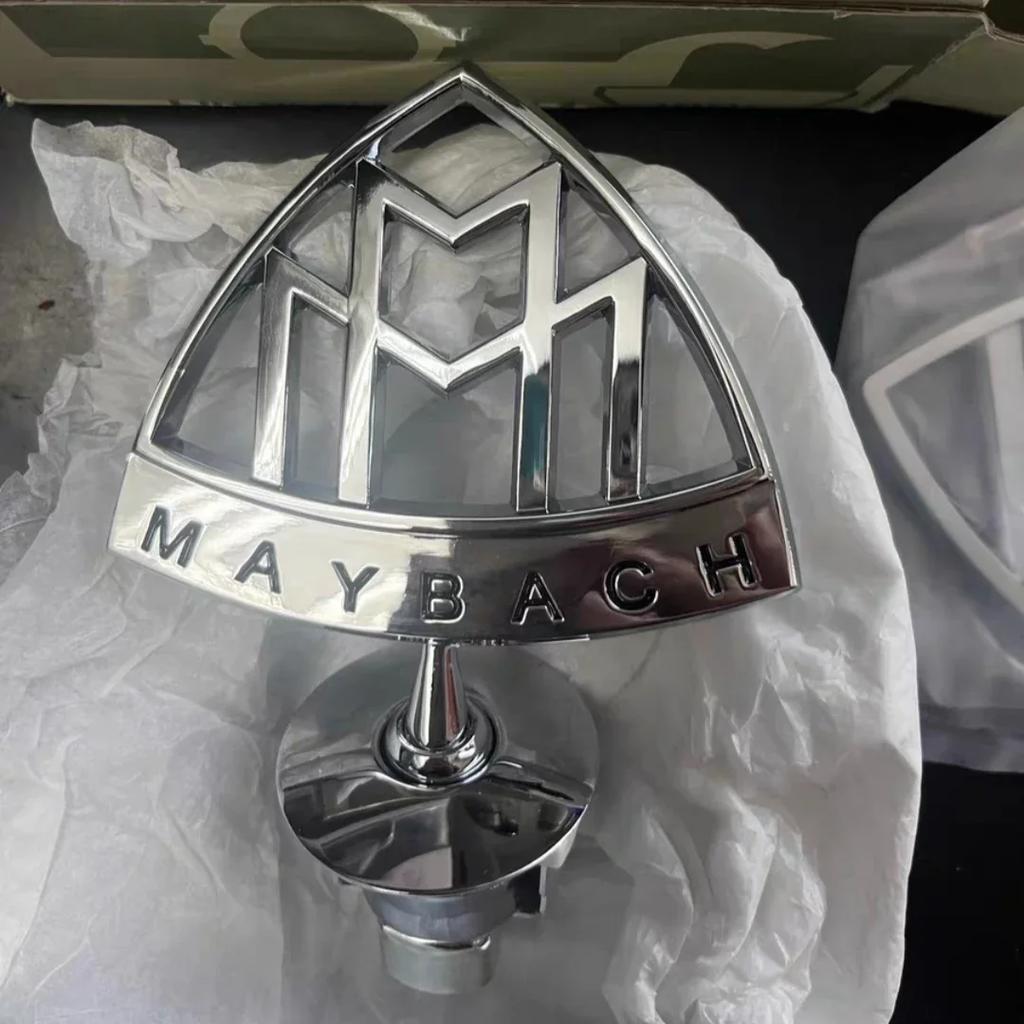 car Emblem Letter front hood Rear Tailgate trunk badge sticker For Mercedes benz Maybach Decal styling Accessories1