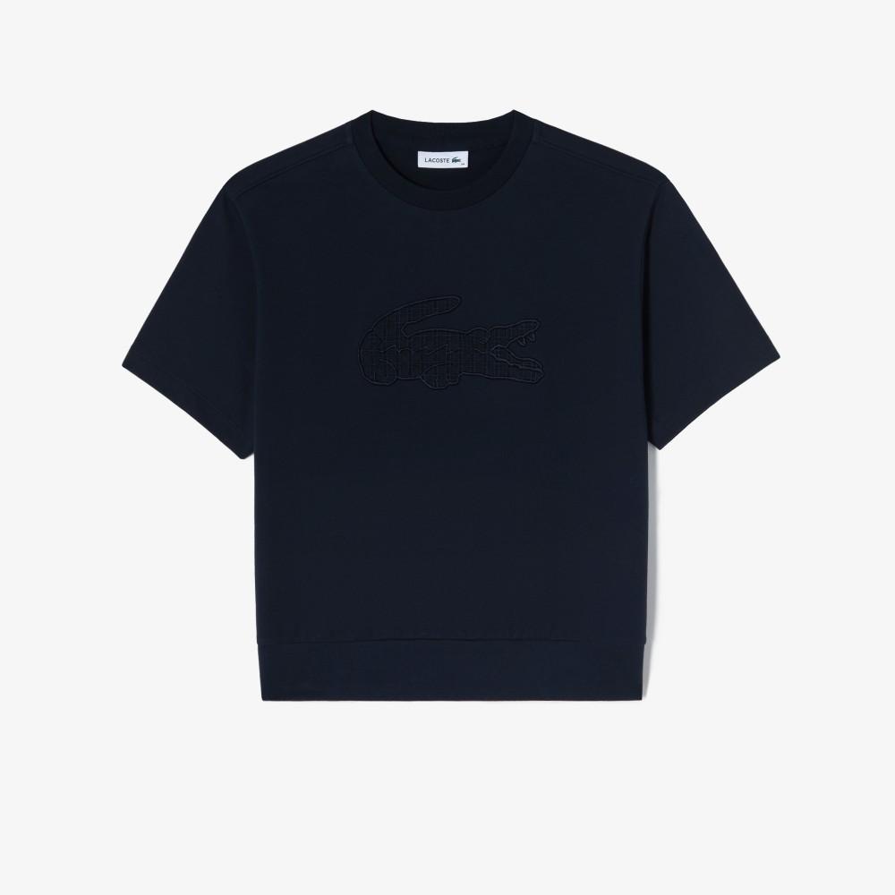 Lacoste Women's Lace Croc T-shirt TF600E-56G166