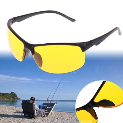 2022 Night Vision Glasses Man Fishing Cycling Outdoor Sunglasses Yellow Lens Protection Unisex UV400 Fishing