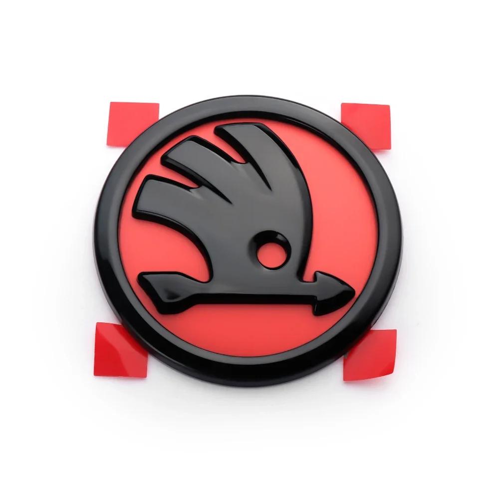 

Car Sticker 2025 Hot 1pcs 8/9/10cm Car Emblem Badge Hood Front Rear Trunk Logo For Skoda Octavia Fabia Superb Kamiq Karoq Skoda 80mm