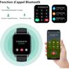 Montre connectée - generic - popglory - 1,85'' - appel bluetooth - suivi santé