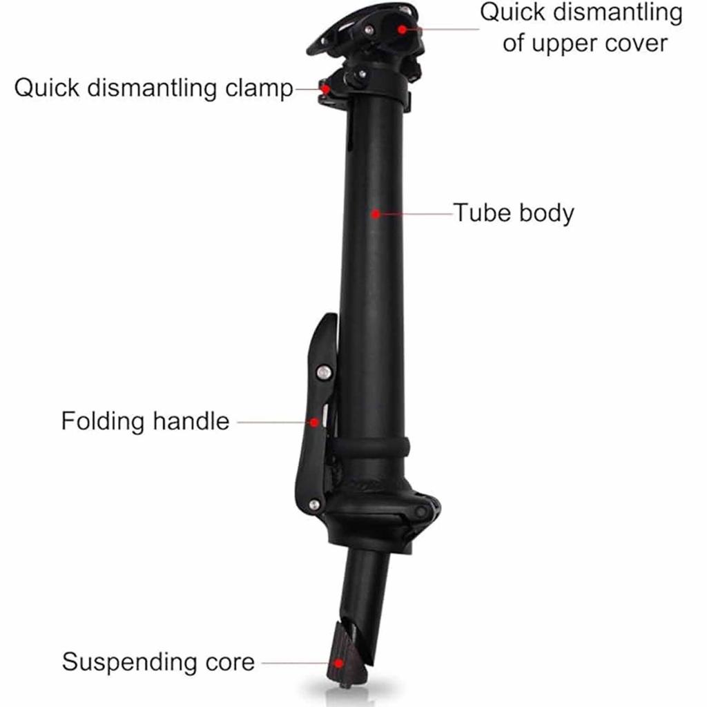 Photography Selfie Stick Quick-Release Fixator - Fits One-Piece/Flat/Round Handles -  Handlebars & Extension Frames Mount Accessory