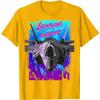 Fighter Jet Lightning Before Thunder Graphic Print Men's Cotton T-Shirt Casual Round Neck Tee