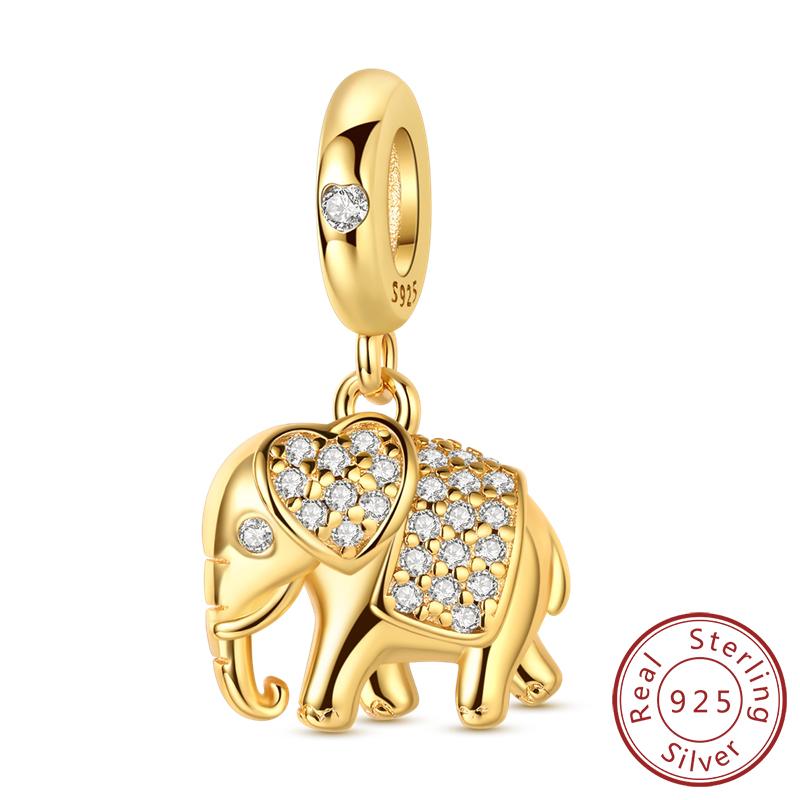 Originale Kupfer-Charm-Perlen Leuchtender Glühwürmchen-Schmetterling-Anhänger Für Armband-Charm-Schmuck