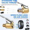 Brass Locking Tire Air Chuck,Tire Inflator Hose Adapter for Twist On Connection Convert to Lock On, No Air Leakage Air Compress