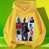Michajackson Bad Album Print Kids Hoodie, Unisex, Vintage Hip Hop Pullover Hooded Sweatshirt, Casual Streetwear Top