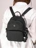 David Jones Women's Small City Backpack, Eco-leather, Black