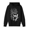 Kids Long Sleeve Letter Print Hoodie, Loose Fit Pullover Sweatshirt for Boys and Girls