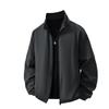 Autumn and Winter New Outdoor Solid Color Stand-up Collar Jacket Men's Casual Sports Jacket