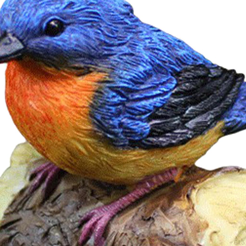 Figurines Bird Animal Model Resin Sculptural for Party Yard Decoration