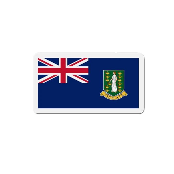 Aimant - Multicolore - Îles Vierges Britanniques - 9 Cm - 50 Pièces - Résine Synthétique