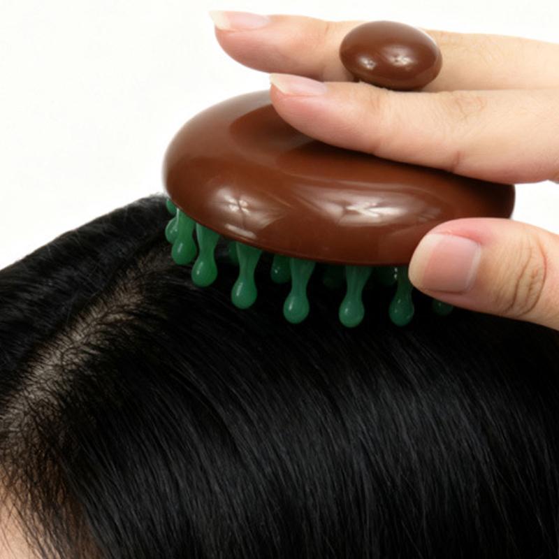 28 Nails Head Massage Comb Circular Tooth Massage Comb Blood Circulation Multifunctional Whole Body Meridian Comb Massage Tools