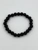 Elegancka Bransoletka z Koralików z Czarnego Onyksu i Obsydianu | Biżuteria Unisex | Uziemiająca i Równoważąca Idealna do Noszenia na Co Dzień i na Prezent