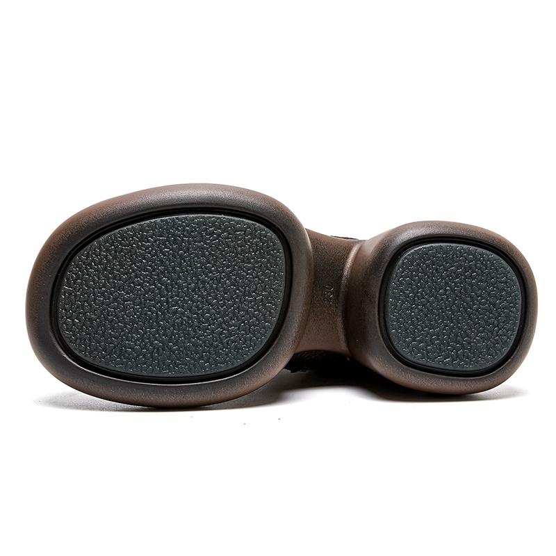 Fashion GKTINOO 2025 British Natural Cow Genuine Leather Ladies Ankle Booties Platform Women Shoes Autumn Spring Thick Soled Short Boots