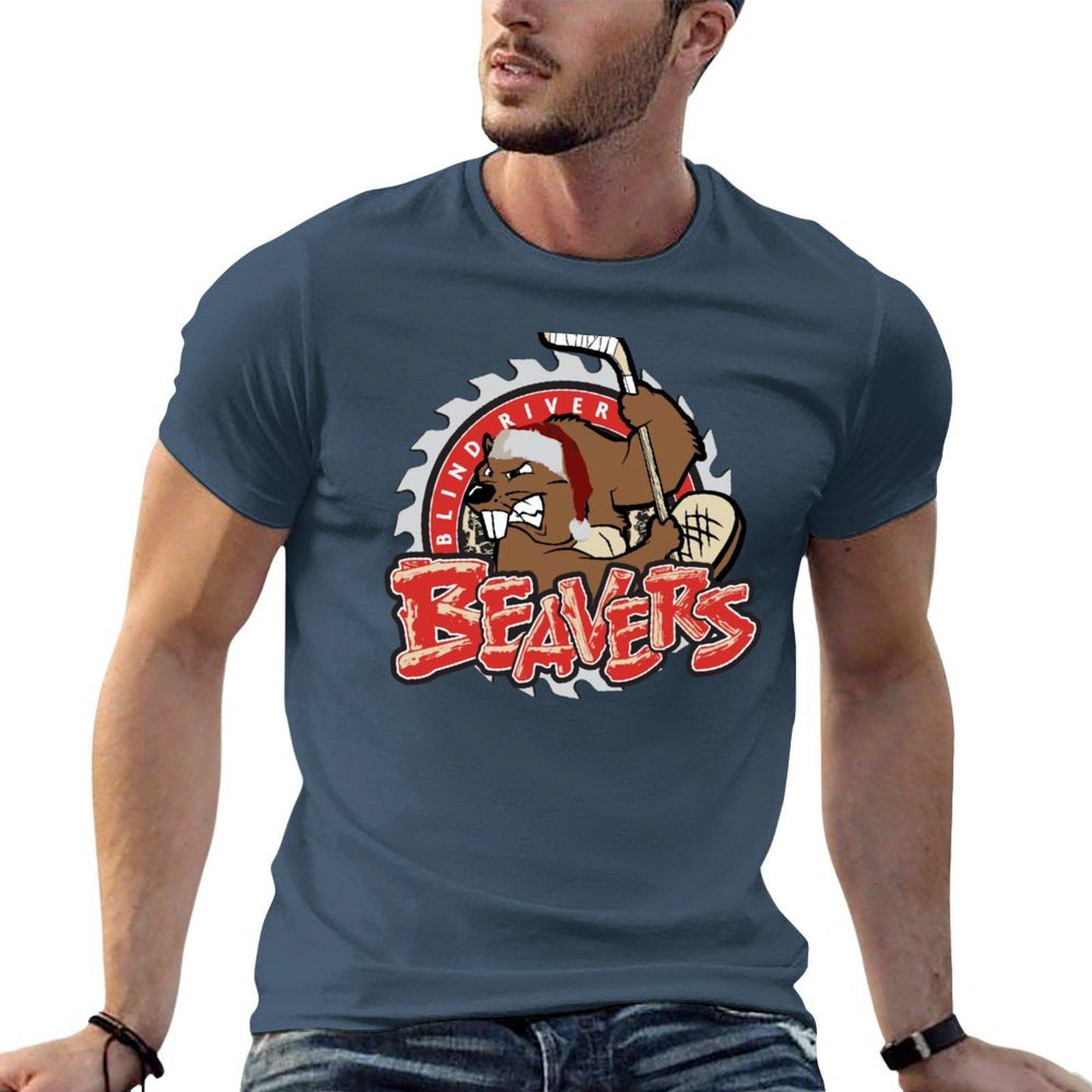 Blind River Beavers Tshirt Vintage Style Printed Top S
