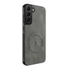 New Leather Matte Frosted Magnetic Phone Case For Samsung Galaxy S21 S22 S23 FE S24 Plus S25 Edge Shockproof Bumper Soft Cover