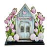 Easter Napkin Holder for Table Decor, Cute Paper Towel Holder, Freestanding Napkin Dispenser for Kitchen Dinner Restaurant Bar Easter Decoration