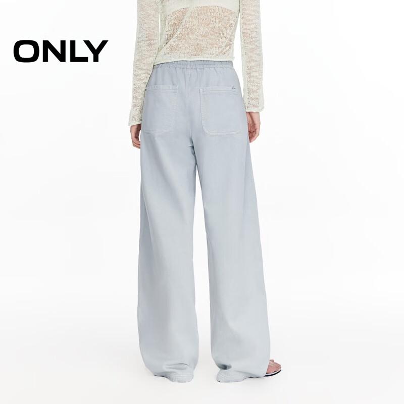 ONLY Women's Gradient Washed Wide-Leg Denim Jeans