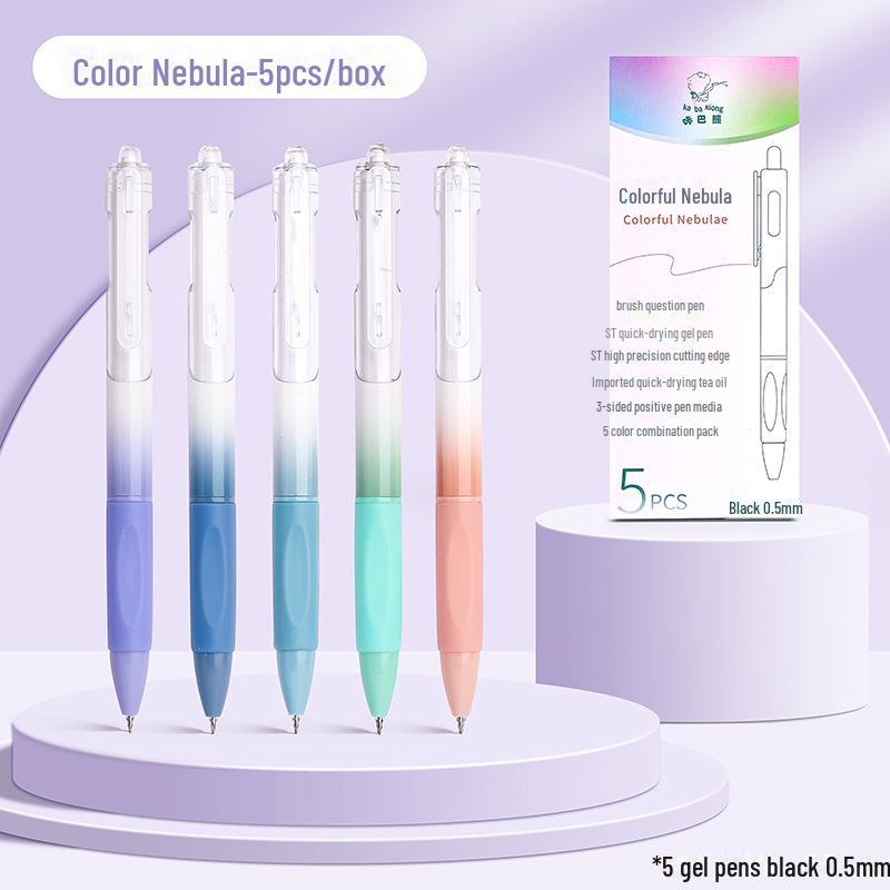 

Високоякісна швидкосохнуча чорна гелева ручка для студентів та офісного використання 0.5mm