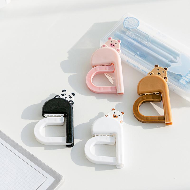 Travel Portable Plastic Bag Cute Animal Hook For Hanging Decorative Table Purse Bag Hooks Wall Hanger Holder Handbag Hanger