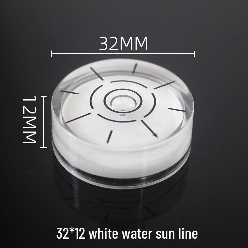 Universal Green Spirit Level with Scale - Compact Liquid Bubble Measuring Tool