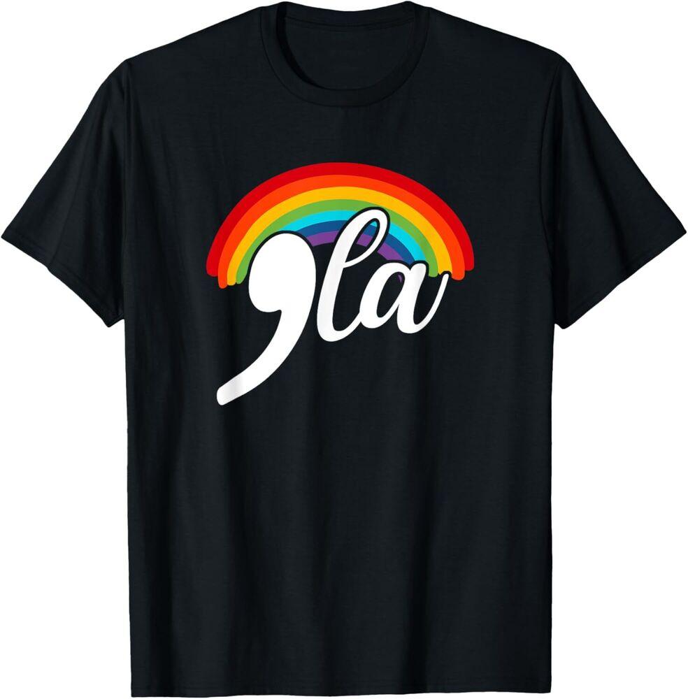 Rainbow Comma La T-Shirt Unisex T-Shirt XL