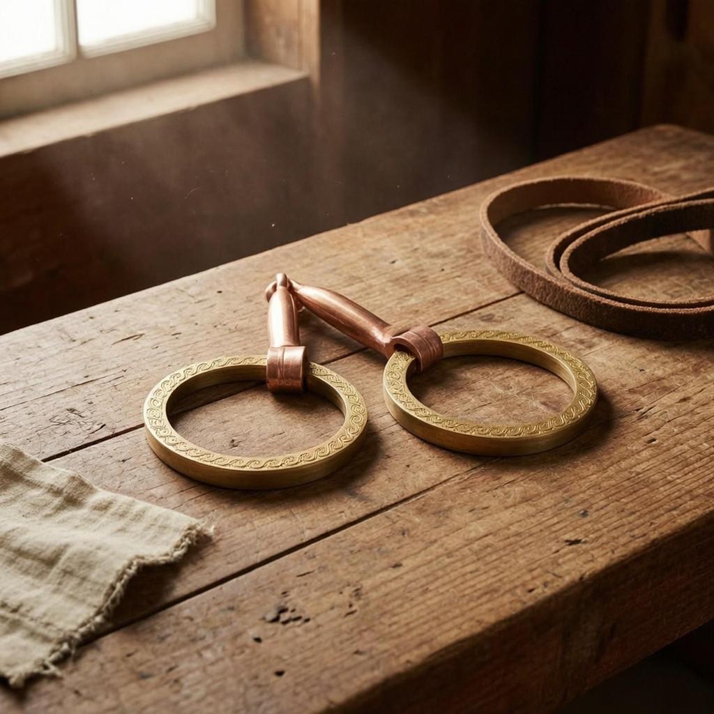 Horse Warm Metal Finish Copper for Equestrians