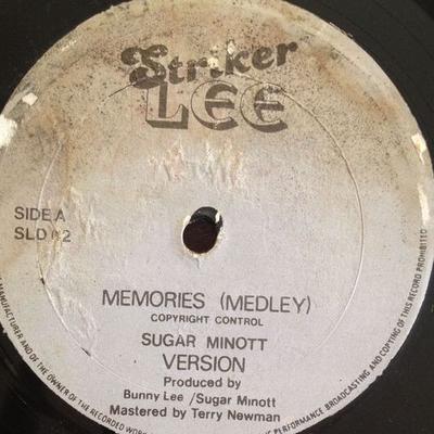 12inch Record SUGAR MINOTT - Memories (Medley) SLD02 Striker Lee US Reggae, Ska & Dub Used