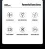 Motorcycle Helmet Bluetooth Headset 1200mAh Long Standby Wireless Hands-free Waterproof Motorbike Earphone Moto Earphone
