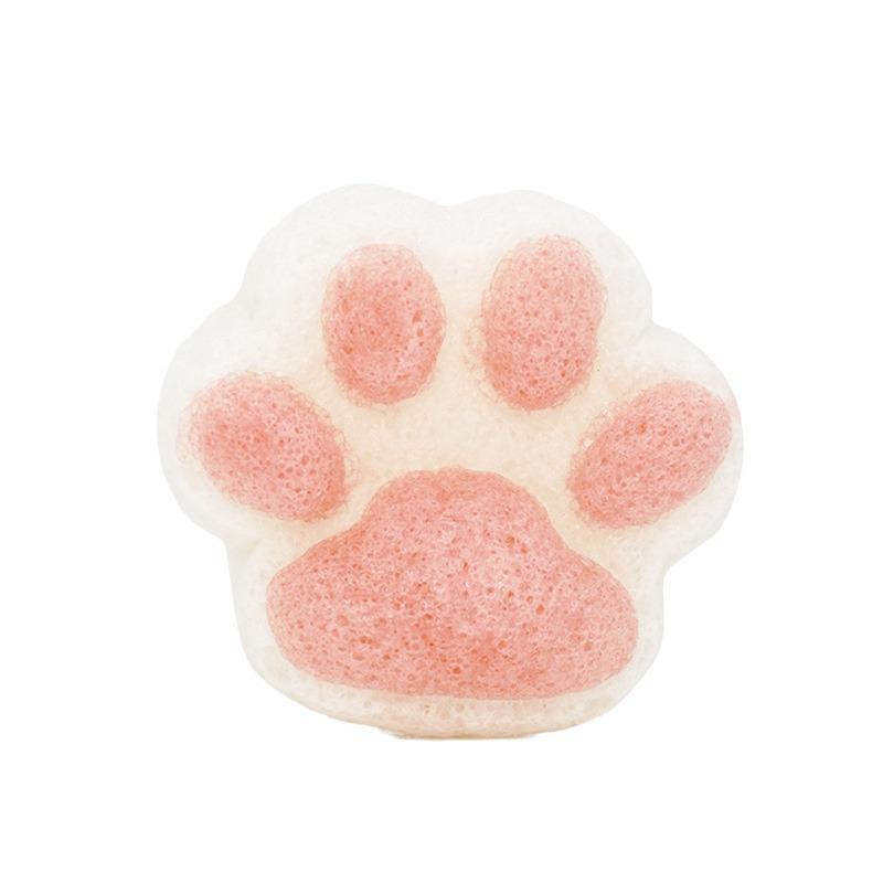 Konjac Bear Paw Baby Sponge: Gentle Face & Body Cleansing Puff
