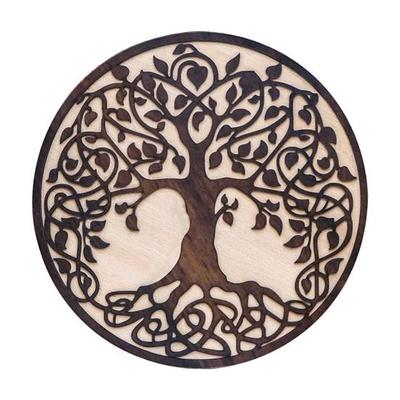 30,48 cm runde Wanddekoration aus Holz, Wandbehang, Prunkstück, für Wohnzimmer, Schlafzimmer, Flur, Schild für Heimdekoration