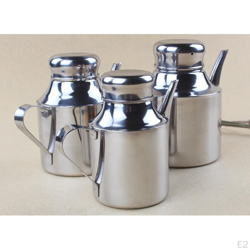 Bidon De Stockage D'huile D'olive, Bouteille D'huile En Acier