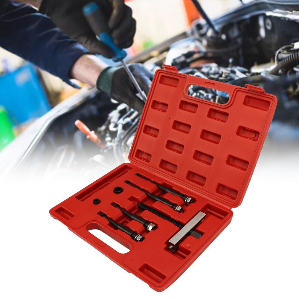 Storage Box Steering Wheel Puller Set Interchangeable Jaws Steering Wheel Puller Kit Auto Shop