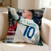 Fußballstar Lautaro M Martinez Kissenbezug Quadratisch Doppelseitig Sofakissenbezug Schlafzimmer Nachttischkissen