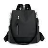 Fashionable Soft Leather Large-capacity Travel Backpack, Dual-purpose Single-shoulder Schoolbag Casually
