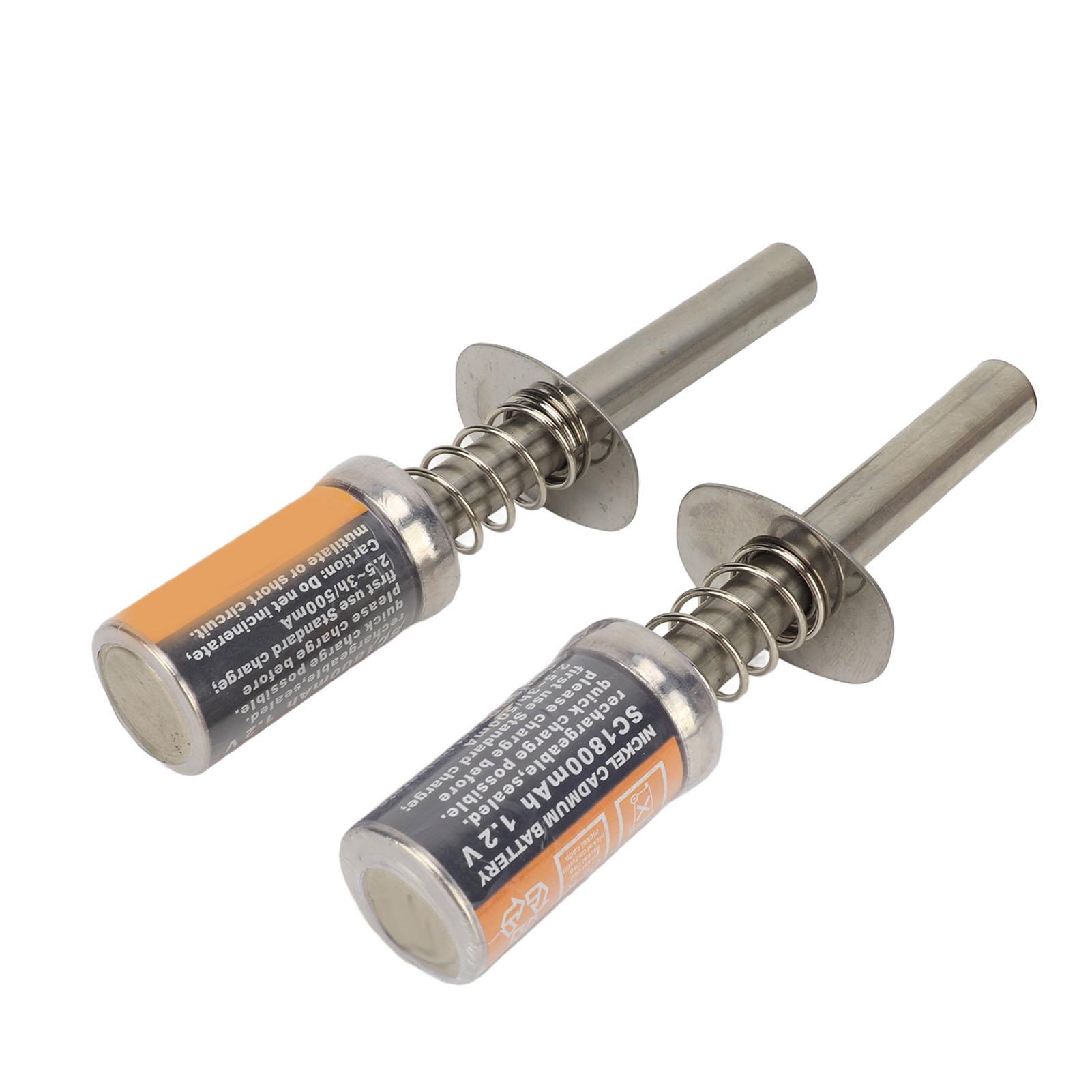 

2pcs Glow Plug Igniter Starter Tools for HSP for RedCat 18 110 RC Car Rechargeable 1.2V 1800mAh