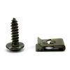 Mixed Car Motorcycles Metal Screw Tapping Fastener Clip U-Type Clip with Screw Anti-rust Protection Clip Screw Buckle Iron Sheet