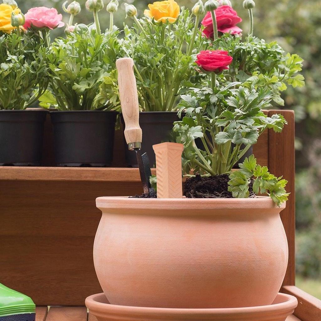 Plant Watering Devices Plant Waterer 4 Pieces Terracotta Planter Drip Irrigation System For Houseplants Greenhouse Flower Beds