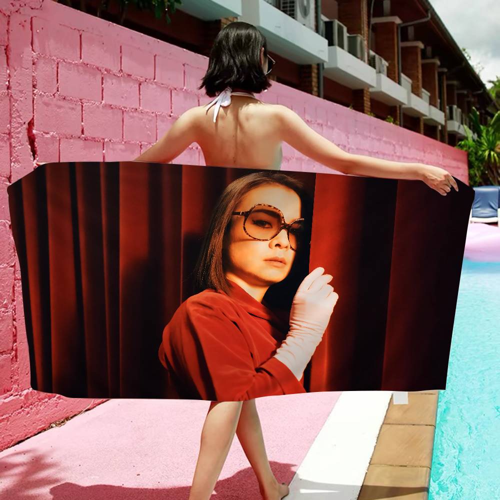 Popular Singer M-Mitski Big Microfiber Beach Towels Quick Dry Towel Sand Beach Towels Pool Towel for Travel Swim Pool Yoga