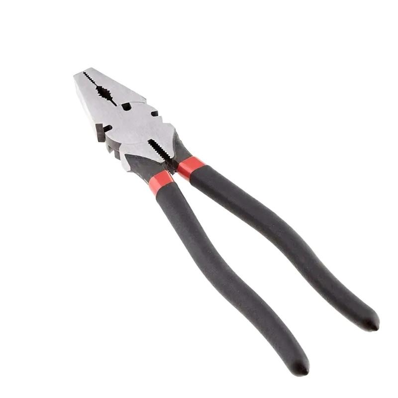 Multipurpose Hand Tool 10/12 Inch Carbon Steel Fence Pliers Wire Cutters With Anti Slip Grip For Industrial And Home Use