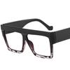 Fashion Designer Oversized Square Reading Glasses Women Men Large Frame Lady Elegant Eyeglasses Clear Anti Blue Light Vision +2