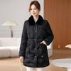 White Duck Down Winter Coat Thickened Warm Year Old 0 Women's New Down Jacket Medium and Long
