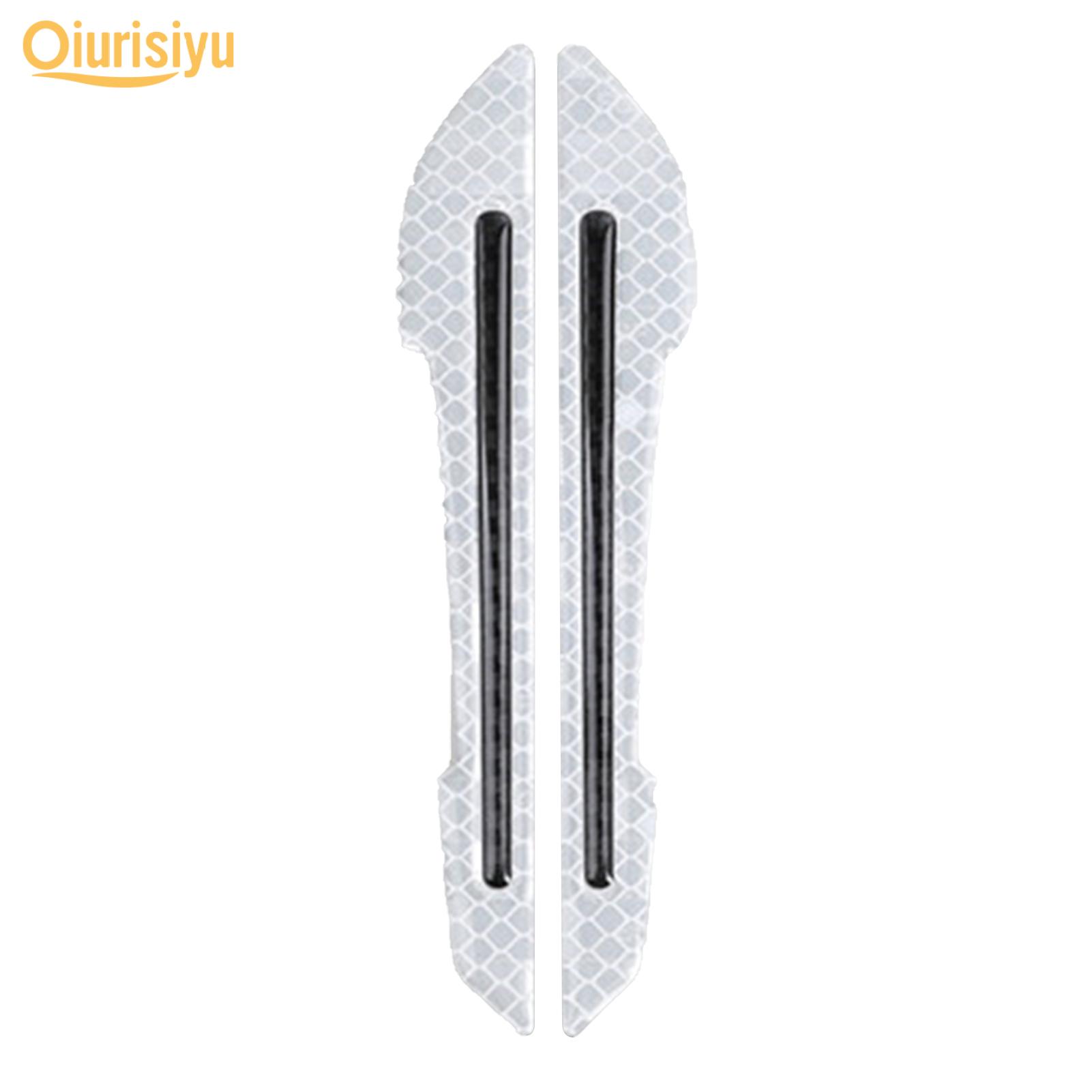 

2шт светоотражающие наклейки на дверную ручку автомобиля для предотвращения столкновений